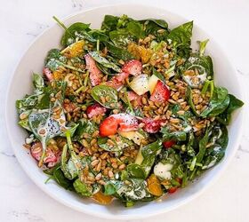 strawberry spinach salad, Strawberry spinach salad