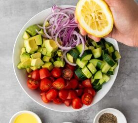 easy avocado salad recipe, Easy Avocado Salad Process