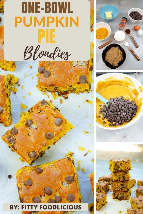 pumpkin brownies healthy, Pinterest image for healthy pumpkin brownies