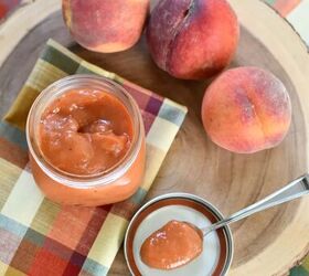 easy microwave peach curd