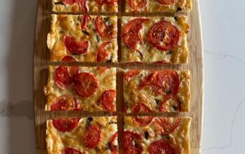 Summer Tomato Thin Crust Pizza