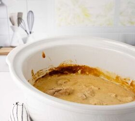 easy slow cooker smothered chicken recipe, Smothered Chicken in Slow Cooker