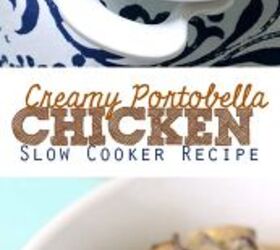 3 ingredient portobello chicken in the slow cooker, What 3 Ingredients to make this slammin slow cooker chicken slowcooker crockpot