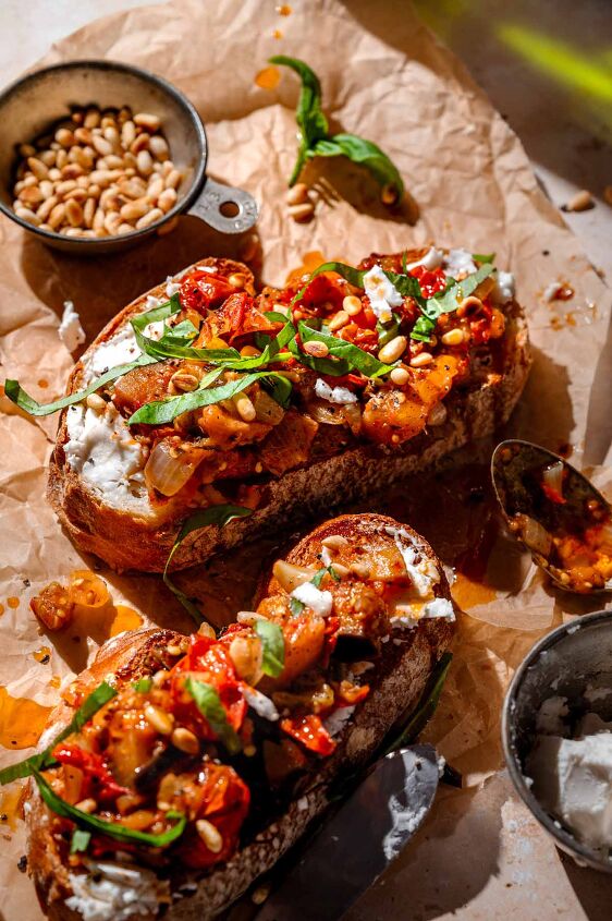 mediterranean roasted eggplant with tomatoes, mediterranean style roasted eggplant with tomatoes