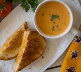 This is the best tomato soup & grilled cheese recipe we've ever encountered!