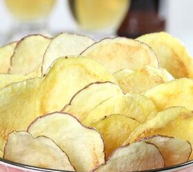 Easy Microwave Potato Chips Recipe • quick and healthy!