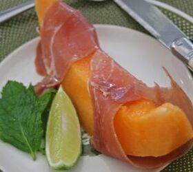 prosciutto and melon served 3 ways