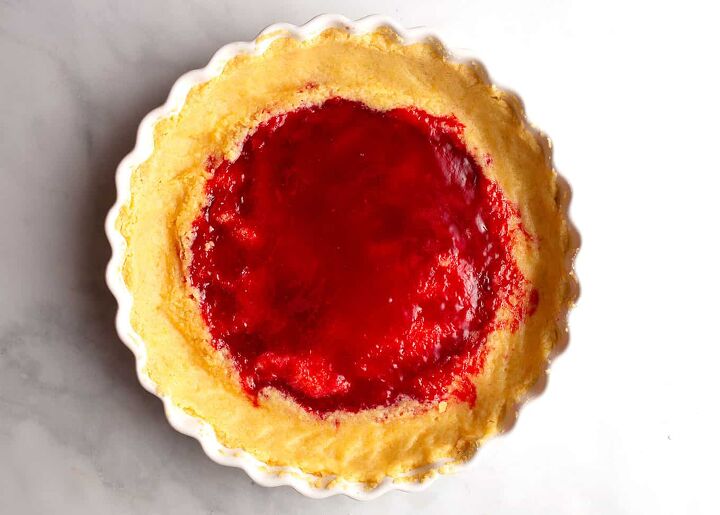 fresh raspberry cream tart