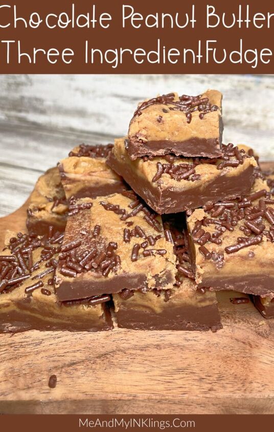 gluten free chocolate peanut butter fudge recipe, Chocolate Peanut Butter Fudge with 3 Ingredients Gluten Free and Perfect for Cookie Exchanges and Holiday Parties fudge recipe chocolate peanutbutter easy nobake 3ingredients