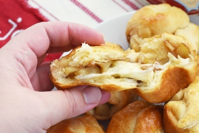 apple crescent bombs with brie, Brie Cheese and Apple Bombs 1