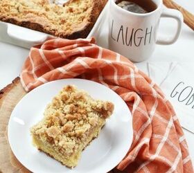 Organic Apple Spice Crumb Cake Made With Mayonnaise