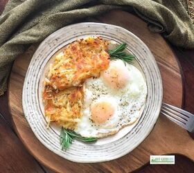 easy cheesy hash brown recipe, Easy Cheesy Hash Brown Recipe with Eggs