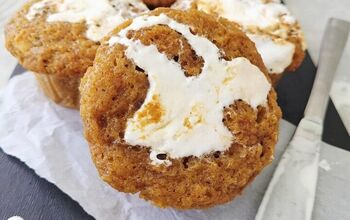 Marshmallow Swirl Sweet Potato Muffins