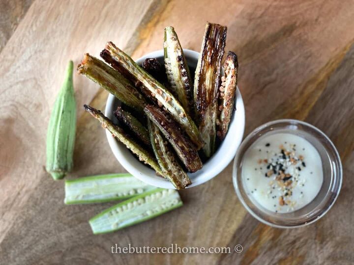 oven roasted okra fries