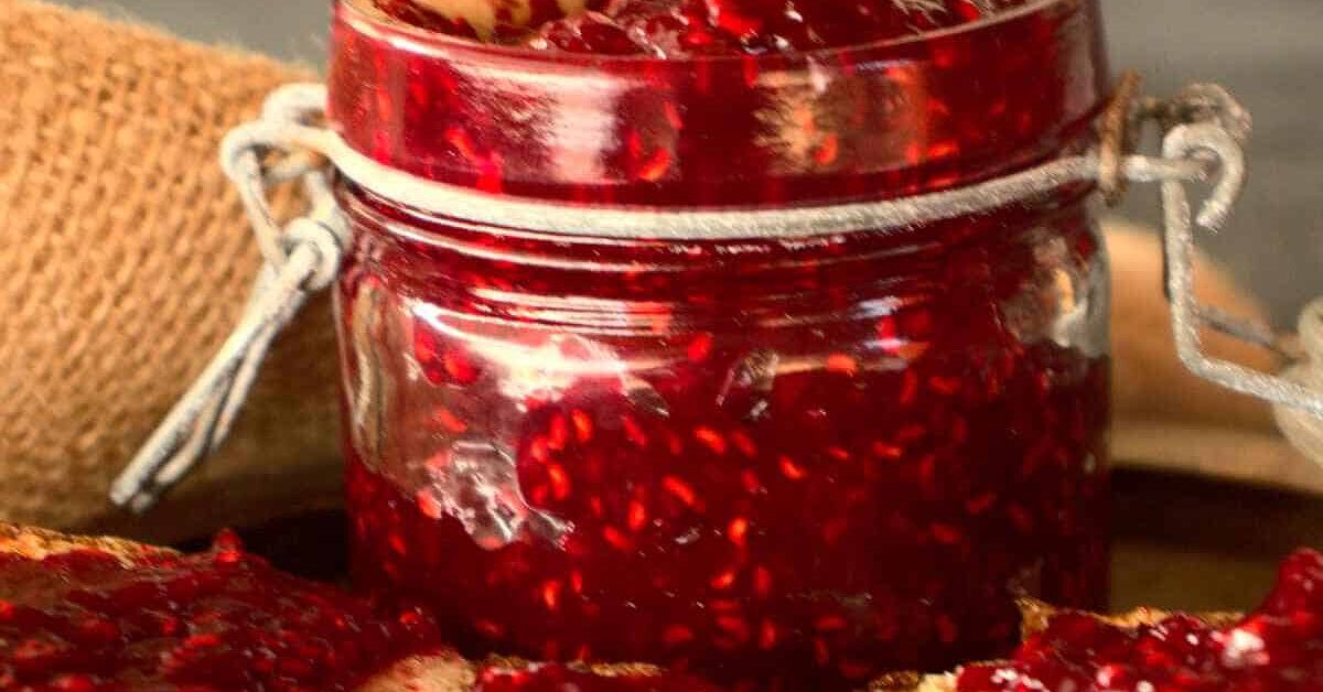 Rich Red Raspberry Preserves Without Pectin. | Foodtalk