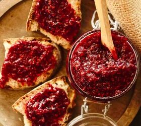 rich red raspberry preserves without pectin, homemade raspberry preserves