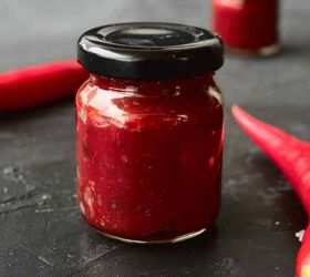 rich red raspberry preserves without pectin, chilli jam recipe