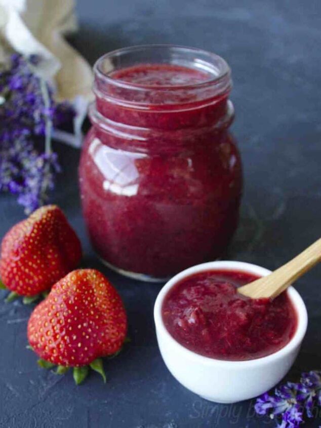 rich red raspberry preserves without pectin, strawberry jam recipes
