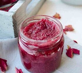 rich red raspberry preserves without pectin, rose petal jam