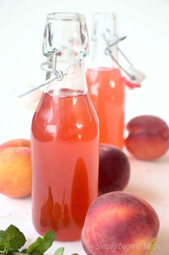 easy peach syrup recipe peach simple syrup, Use Peach syrup for cocktails pancakes etc