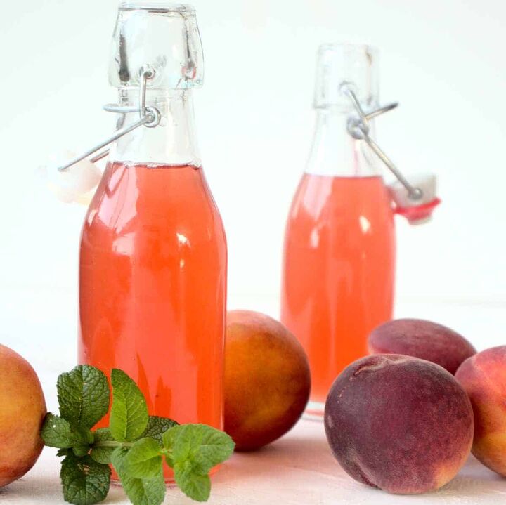 easy peach syrup recipe peach simple syrup, Variations of this homemade peach syrup recipe