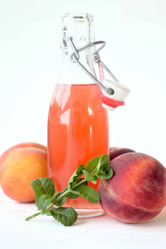 easy peach syrup recipe peach simple syrup, Simple Syrup Recipe Tips and Tricks