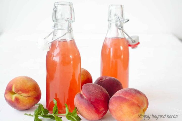 easy peach syrup recipe peach simple syrup, How to Make Peach Syrup