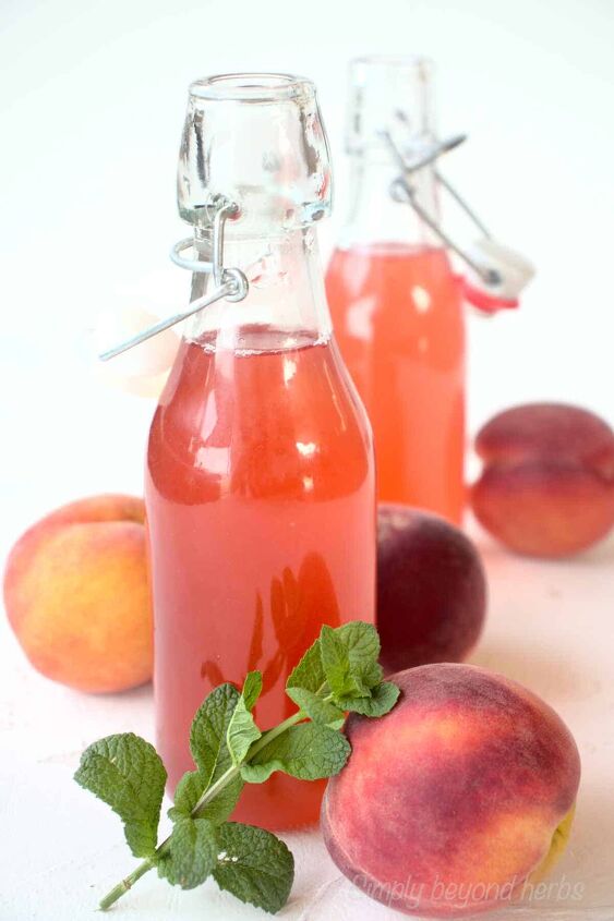 easy peach syrup recipe peach simple syrup, Should My Peach Simple Syrup Be Clear