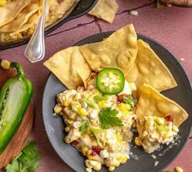 The layers of sweet corn, cream cheese, ultra-melty Jack cheese, and smoky bacon make this dish a WIN