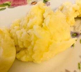 She adds 1 tbsp of a common kitchen staple to her potatoes and the results are magic