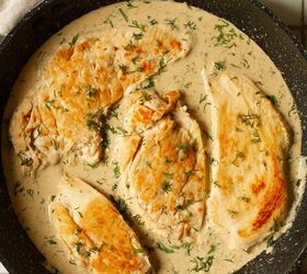 <b>Our dinner suggestion:</b> Creme Fraiche chicken