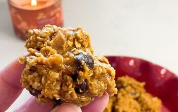 Pumpkin Protein No Bake Cookies