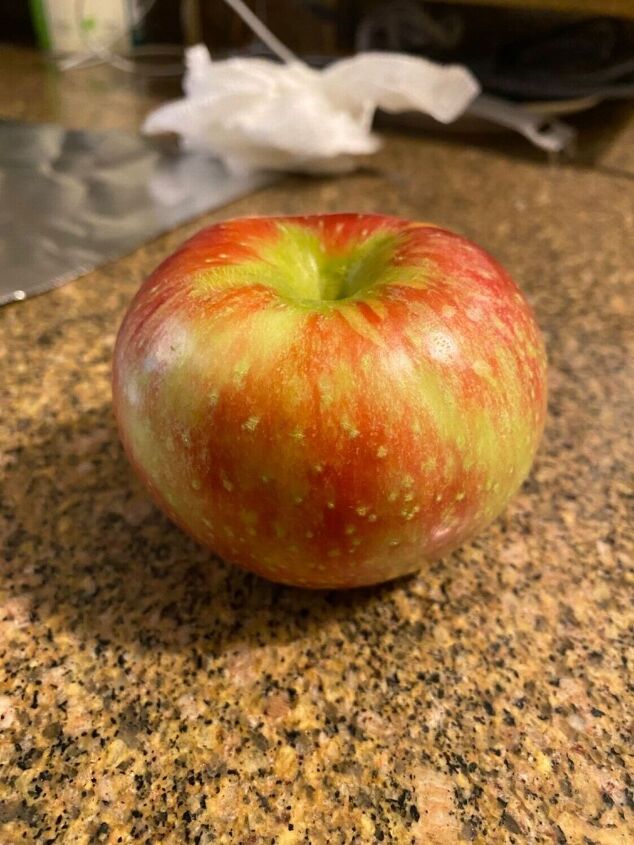 simple air fryer apple topper