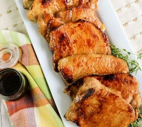 <b>Our dinner suggestion:</b> Bourbon glazed pork chops