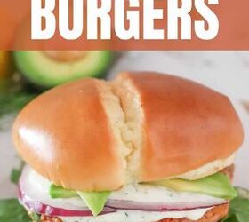 fresh salmon burgers with easy lemon dill sauce