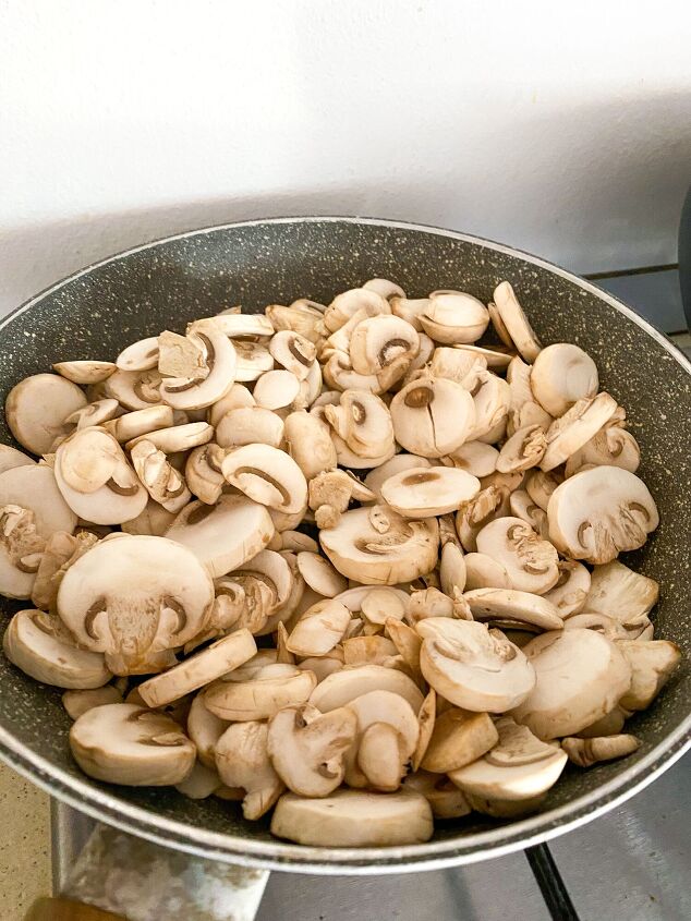 mushroom crepe bake