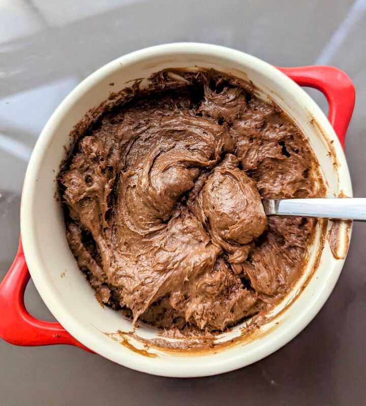 chocolate coconut icing mousse