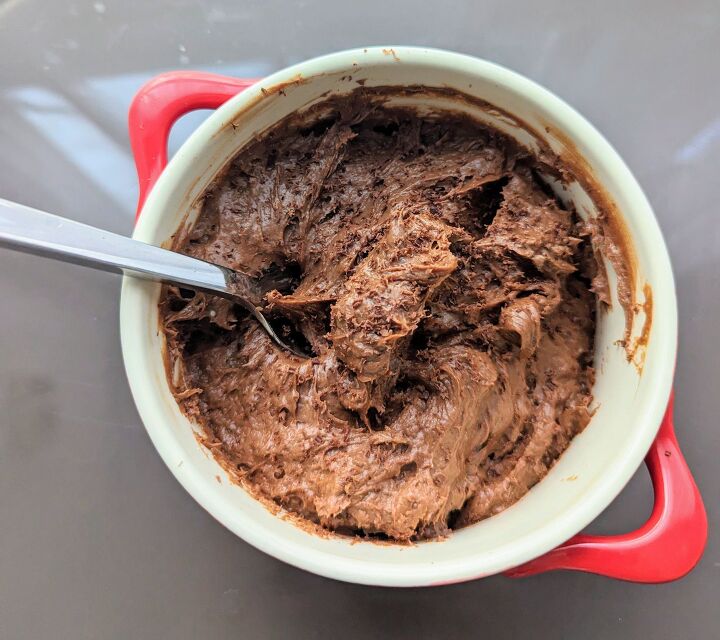 chocolate coconut icing mousse
