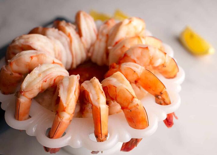 homemade classic shrimp cocktail, Close up of Shrimp Cocktail