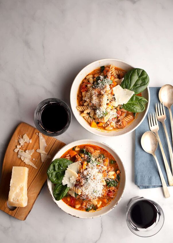 italian sausage white beans pasta soup