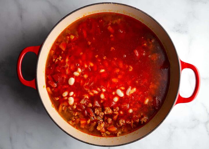 italian sausage white beans pasta soup