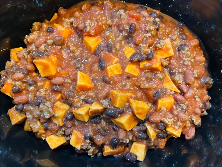 crockpot sweet potato chili