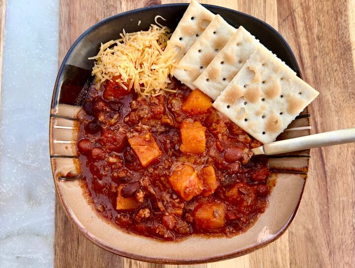 crockpot sweet potato chili