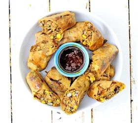 These unexpected eggrolls are full of southwestern flavor with a dipping sauce that's out of this world