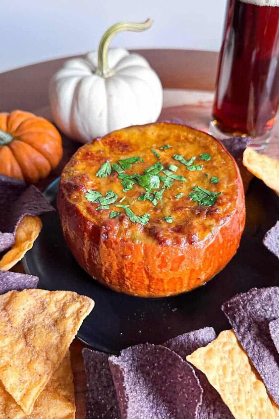 pumpkin queso dip recipe, pumpkin queso dip