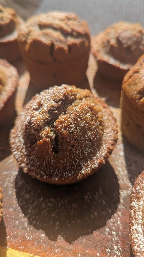 dark choc coffee muffins