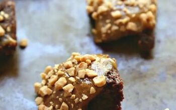 Caramel Coffee Toffee Sticky Pudding Brownies