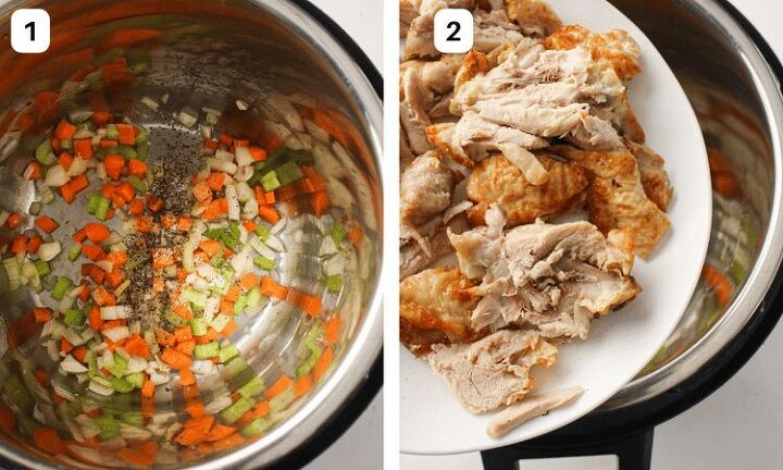 instant pot leftover turkey soup, Instant Pot Leftover Turkey Soup
