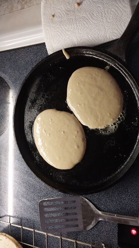 protein cinnamon pancakes
