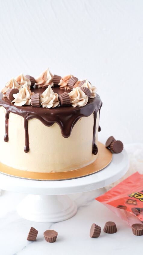 chocolate and peanut butter cake